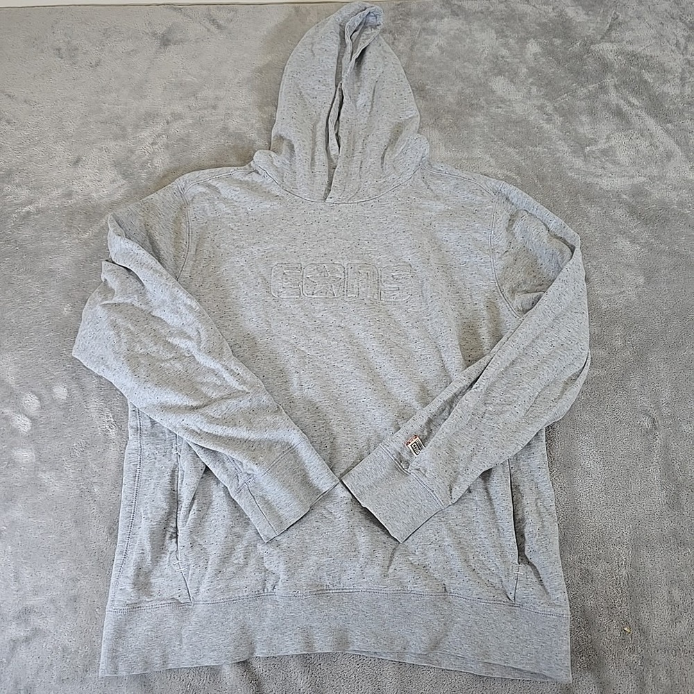 Converse Cons Sweatshirt Mens XL Gray Hooded Pull Over Activewear Gymwear Casual